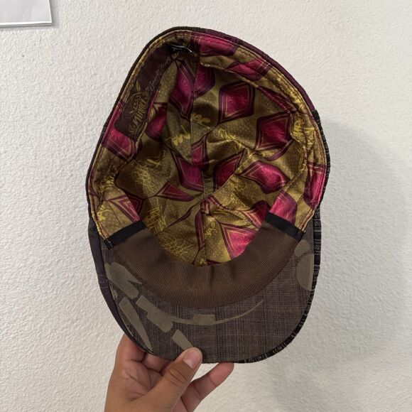 1333 Minna Newsboy Cap Goorin Bros Embroidered Woman Art Hat XL RARE Y2K Artsy - Picture 3 of 6